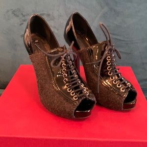BCBGMaxazria Black Ankle Booties